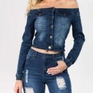 Off Shoulder Jacket/Top